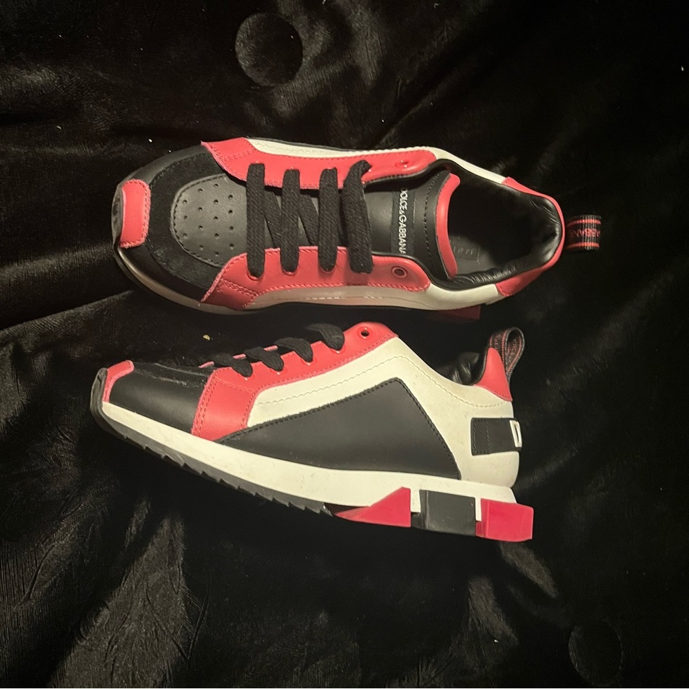 Dolce & Gabbana Kids Sneakers - Red, Black, White